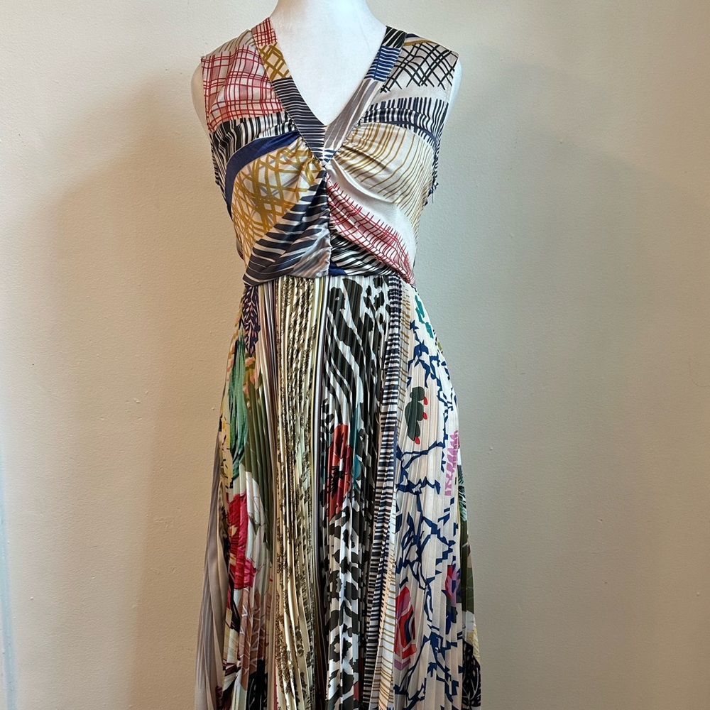 Multicolor Geisha Designs Patterned Women's Dress